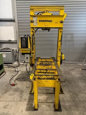 50 Ton, Enerpac #IPR-5075, roll frame press, 1.5 HP, 3.25" cylinder diameter, 10.25" cylinder stroke, - Image 2