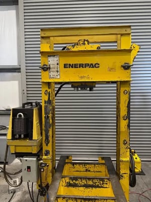 50 Ton, Enerpac #IPR-5075, roll frame press, 1.5 HP, 3.25" cylinder diameter, 10.25" cylinder stroke, - Image 5