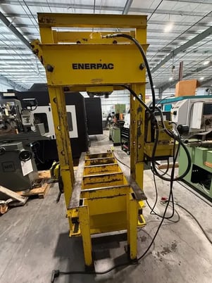 50 Ton, Enerpac #IPR-5075, roll frame press, 1.5 HP, 3.25" cylinder diameter, 10.25" cylinder stroke, - Image 9