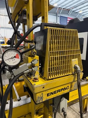 50 Ton, Enerpac #IPR-5075, roll frame press, 1.5 HP, 3.25" cylinder diameter, 10.25" cylinder stroke, - Image 10