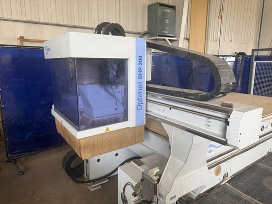 Weeke #BHP-200, CNC Machine Center w/Nesting Table, 3-Axis, 145" X, 61" Y, 9 kW, 10-Spindle, 8-Position Tool - Image 2