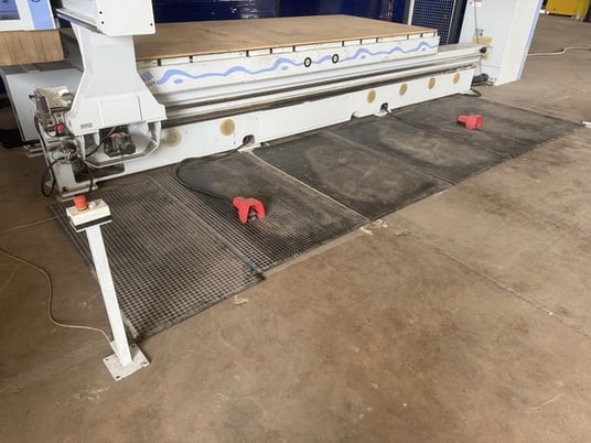Weeke #BHP-200, CNC Machine Center w/Nesting Table, 3-Axis, 145" X, 61" Y, 9 kW, 10-Spindle, 8-Position Tool - Image 3