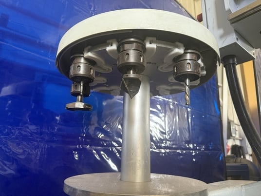 Weeke #BHP-200, CNC Machine Center w/Nesting Table, 3-Axis, 145" X, 61" Y, 9 kW, 10-Spindle, 8-Position Tool - Image 7