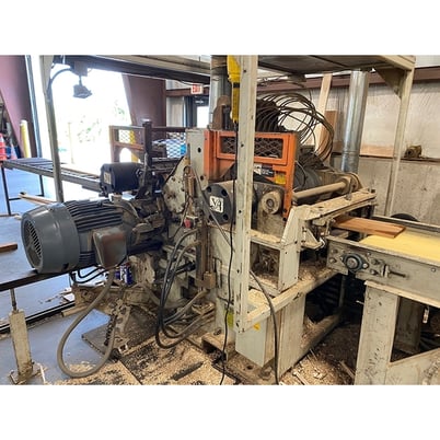 24" x 3.75" Yates American #B-26, Double Sided Planer, 10-Knife Cutter Heads, 75/40 HP - Image 1