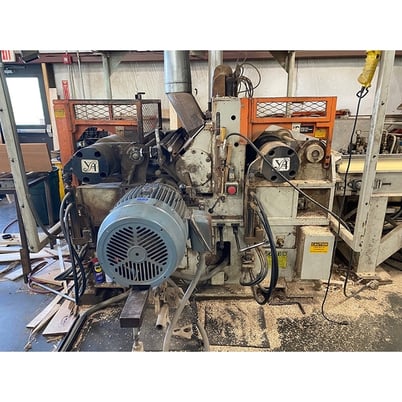 24" x 3.75" Yates American #B-26, Double Sided Planer, 10-Knife Cutter Heads, 75/40 HP - Image 3