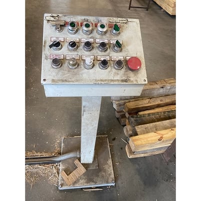 24" x 3.75" Yates American #B-26, Double Sided Planer, 10-Knife Cutter Heads, 75/40 HP - Image 4