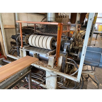 24" x 3.75" Yates American #B-26, Double Sided Planer, 10-Knife Cutter Heads, 75/40 HP - Image 6