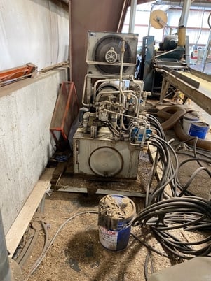 24" x 3.75" Yates American #B-26, Double Sided Planer, 10-Knife Cutter Heads, 75/40 HP - Image 8