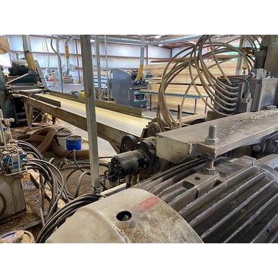 24" x 3.75" Yates American #B-26, Double Sided Planer, 10-Knife Cutter Heads, 75/40 HP - Image 9