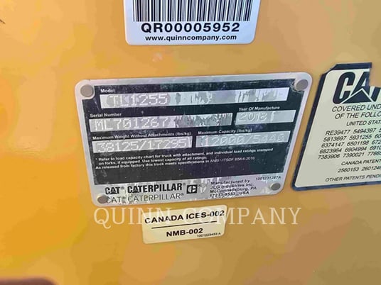 Cat TL1255D, Telehandler, 2684 hours, S/N: ML701267, 2018 - Image 6