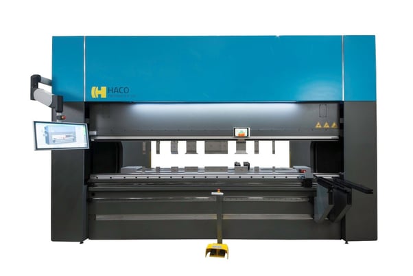165 Ton, Haco #ERM-108X-R-Z1-Z2, hydraulic press brake, 10' overall, 102" between housing, 10.6"stroke - Image 1