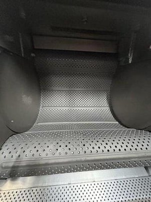 7 cu.ft. Wheelabrator #TMR-07-1-25, tumble blast, 5 HP direct drive EZFIT blast wheel, PLC Control, 2012 - Image 7