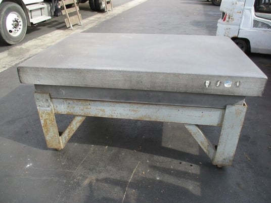 36" x 60" Granite Surface Combustion Plate w/ stand - Image 1