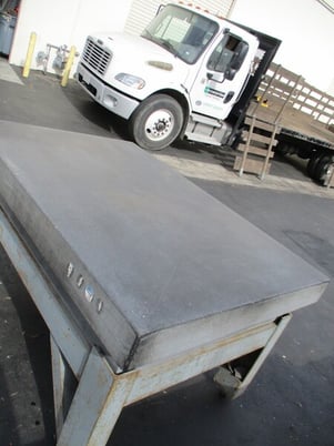 36" x 60" Granite Surface Combustion Plate w/ stand - Image 2