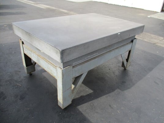 36" x 60" Granite Surface Combustion Plate w/ stand - Image 3