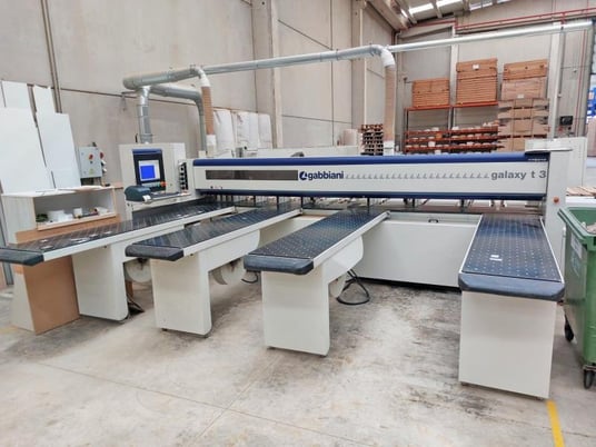 Gabbiani #Galaxy-T3-110, Rear Load Automatic Panel Saw, 177" Rip Cut capacity, 4.5" Saw Blade Projection - Image 1