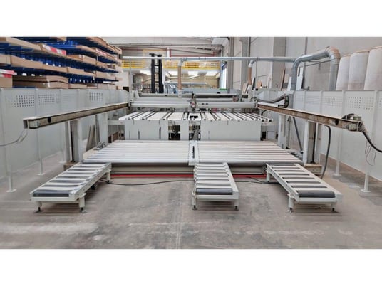 Gabbiani #Galaxy-T3-110, Rear Load Automatic Panel Saw, 177" Rip Cut capacity, 4.5" Saw Blade Projection - Image 8