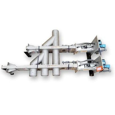6" Salina Vortex #D6-3SSY-SL-P10-SM1-SB-V81460, 3-Way Stainless Steel Diverter Valve - Image 1