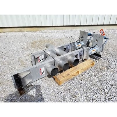 6" Salina Vortex #D6-3SSY-SL-P10-SM1-SB-V81460, 3-Way Stainless Steel Diverter Valve - Image 3