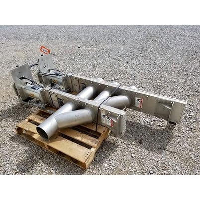 6" Salina Vortex #D6-3SSY-SL-P10-SM1-SB-V81460, 3-Way Stainless Steel Diverter Valve - Image 4