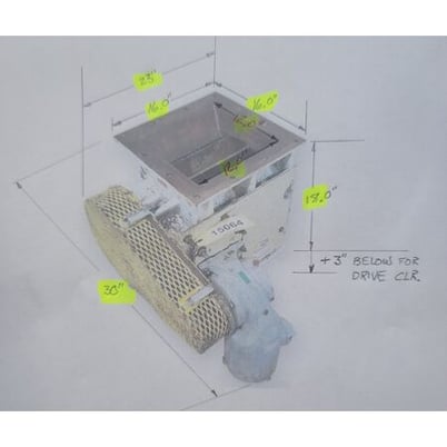 12" K-Tron Premier Pneumatics, Square Rotary Airlock Valve, 1.5 HP, 22 RPM - Image 2