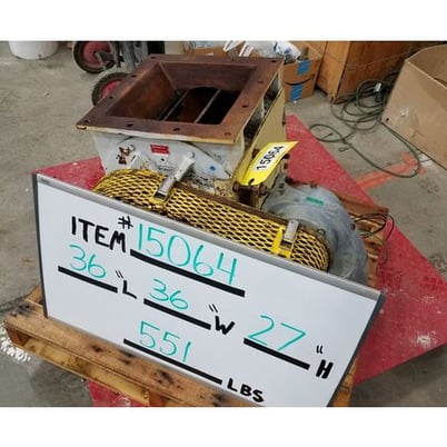 12" K-Tron Premier Pneumatics, Square Rotary Airlock Valve, 1.5 HP, 22 RPM - Image 4