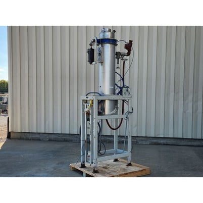 Bemis Packaging Machinery Co. #5500-E-424, Valve Bag Air Packer, Stainless Steel, 10" Butterfly Fill Valve - Image 2