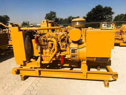 335 KW Caterpillar, diesel generator set, C9 engine, open skid mounted - Image 1