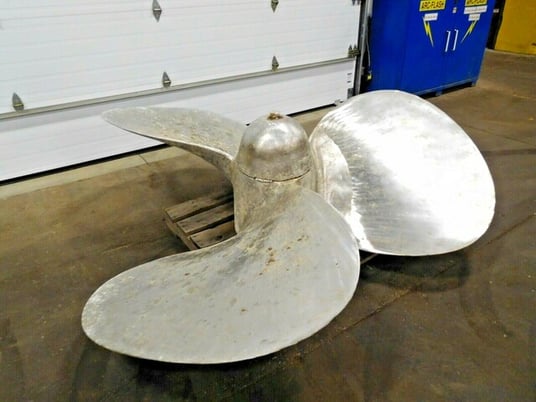 Avondale, Propeller, 102" diameter, 87 Pitch, 41" L x 48" width blades, 304 Stainless Steel, right hand - Image 3