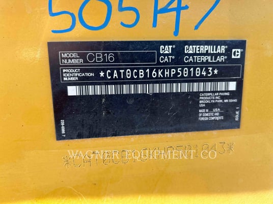 Caterpillar CB16, Compactor, 1705 hours, S/N: HP501043, 2023 - Image 6