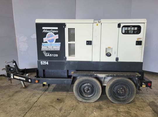 95 KW Atlas Copco #QAS-120-JDS, diesel generator set, John Deere engine, 2012 - Image 1