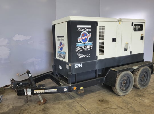 95 KW Atlas Copco #QAS-120-JDS, diesel generator set, John Deere engine, 2012 - Image 2
