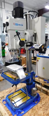 12.5" Knuth #SSB-32-XN, single spindle drill, 1.26" drill capacity, 125-3030 RPM, #4MT, work lamp - Image 2