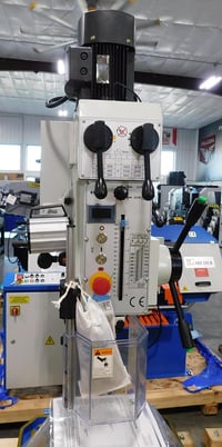 12.5" Knuth #SSB-32-XN, single spindle drill, 1.26" drill capacity, 125-3030 RPM, #4MT, work lamp - Image 4