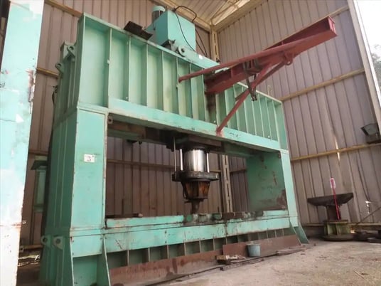 500 Ton, Faccin #PPM, dishing press, 197" blank diameter, 1.57"thickness,at plant site, 1991 - Image 2