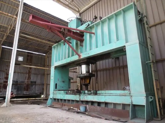 500 Ton, Faccin #PPM, dishing press, 197" blank diameter, 1.57"thickness,at plant site, 1991 - Image 3