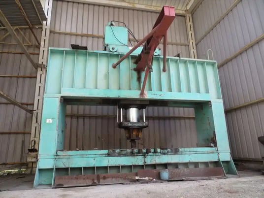 500 Ton, Faccin #PPM, dishing press, 197" blank diameter, 1.57"thickness,at plant site, 1991 - Image 5