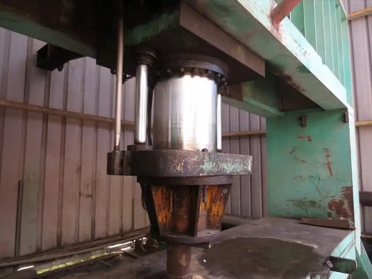 500 Ton, Faccin #PPM, dishing press, 197" blank diameter, 1.57"thickness,at plant site, 1991 - Image 6