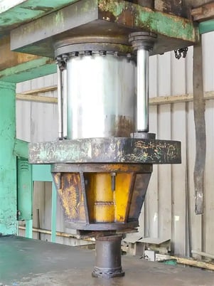 500 Ton, Faccin #PPM, dishing press, 197" blank diameter, 1.57"thickness,at plant site, 1991 - Image 7