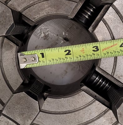 10" Bison, 4 jaw chuck, D1-6 backplate - Image 4