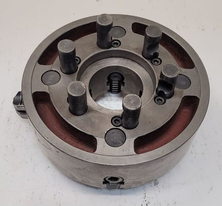 10" Bison, 4 jaw chuck, D1-6 backplate - Image 5