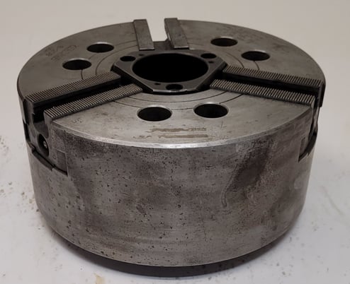 8.25" Kitagawa #B-208, 3-jaw, open centre power chuck - Image 1