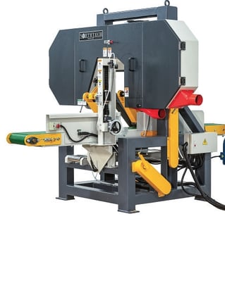 Northtech #NT-300PBX, Horizontal Band Resaw, 40 HP, 2" x 28" wheel, 188" x 2" carbide blade, 4700-6700 FPM - Image 2