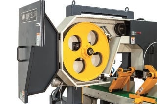 Northtech #NT-300PBX, Horizontal Band Resaw, 40 HP, 2" x 28" wheel, 188" x 2" carbide blade, 4700-6700 FPM - Image 7