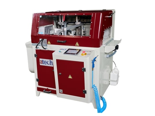 Atech #CRATER-06-AP, Automatic Straight Upcut Saw, w/ Auto-feed, 20" blade, 5.5 HP, 3k RPM, 460 V., New - Image 2