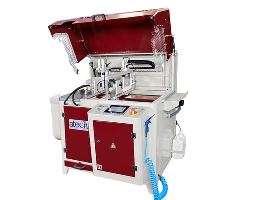 Atech #CRATER-06-AP, Automatic Straight Upcut Saw, w/ Auto-feed, 20" blade, 5.5 HP, 3k RPM, 460 V., New - Image 5
