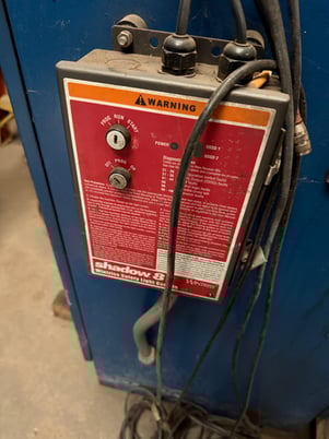 75 Ton, Minster #P2-75, straight side double crank, 3" stroke, 22.5" Shut Height, 4" adj., 150 SPM, Wintriss - Image 7