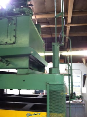 175 Ton, Columbus Industries, 20" stroke, 4-post hydraulic trim press,dual palm controls, #A1879 - Image 2