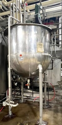 600 gallon Groen, jacketed double motion mix kettle, 1967 - Image 1