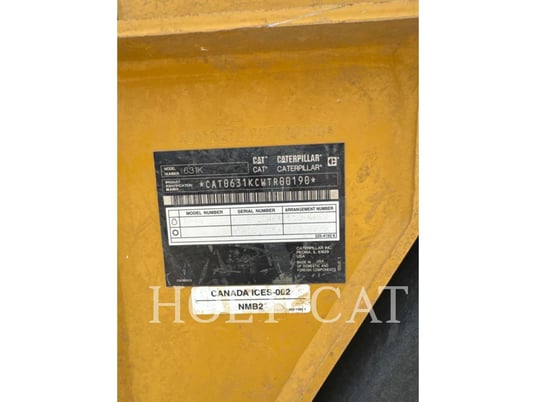 Caterpillar 631K, Wheel Tractor Scraper, 3992 hours, S/N: WTR00190, 2023 - Image 6